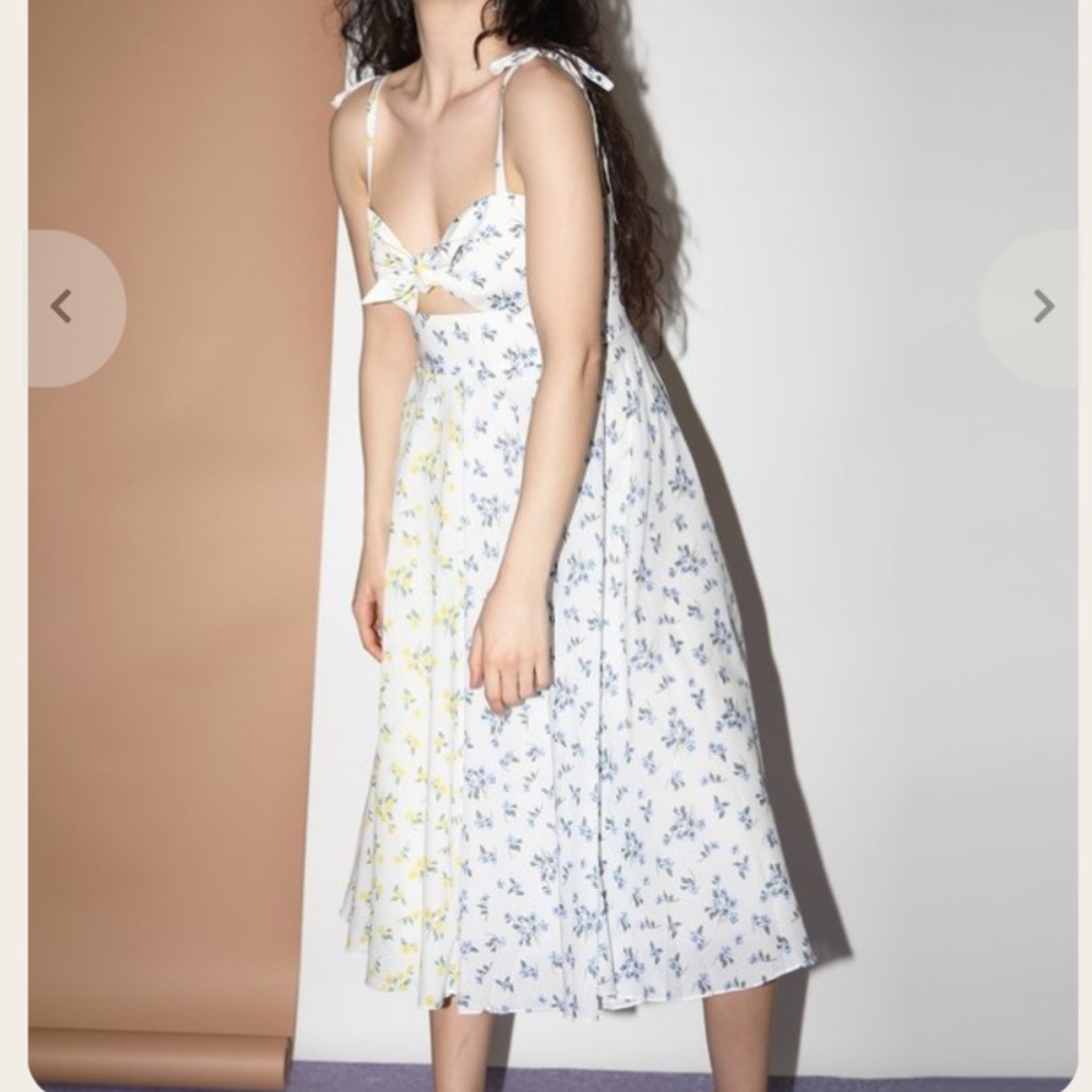 Rachel Antonoff Ali Midi Dress - Ditsy Floral